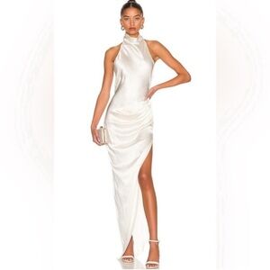 Amanda Uprichard Samba Gown in Ivory